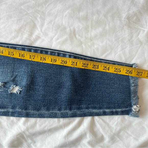 bohme Indigo Distressed High-Rise Stretch Skinny Jeans - Size 29 - EUC - Picture 9 of 10